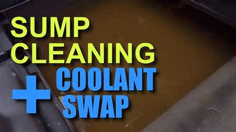 how to change cnc coolant